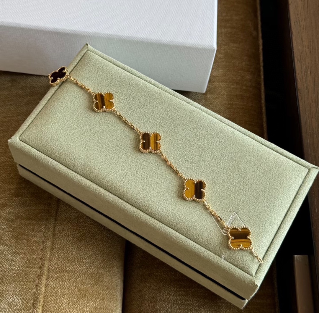 Limited Edition Zhuan Family Bracelet: Stunning Rose Gold and Gold Plating (158) - 图片 7