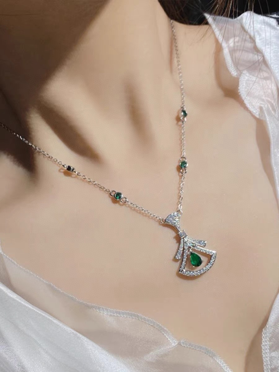 Luxurious Bv Family Diva Series Necklace with Thick Gold Plating, Imported Material, Not Faded - 图片 5