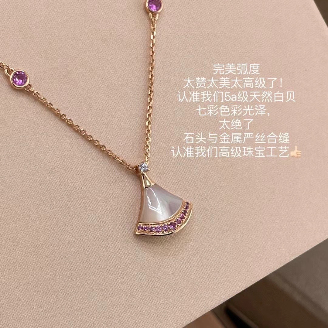 Luxury Custom BV Seven-Year Limit White Beemother Necklace with Roman Heritage Influence - 图片 3