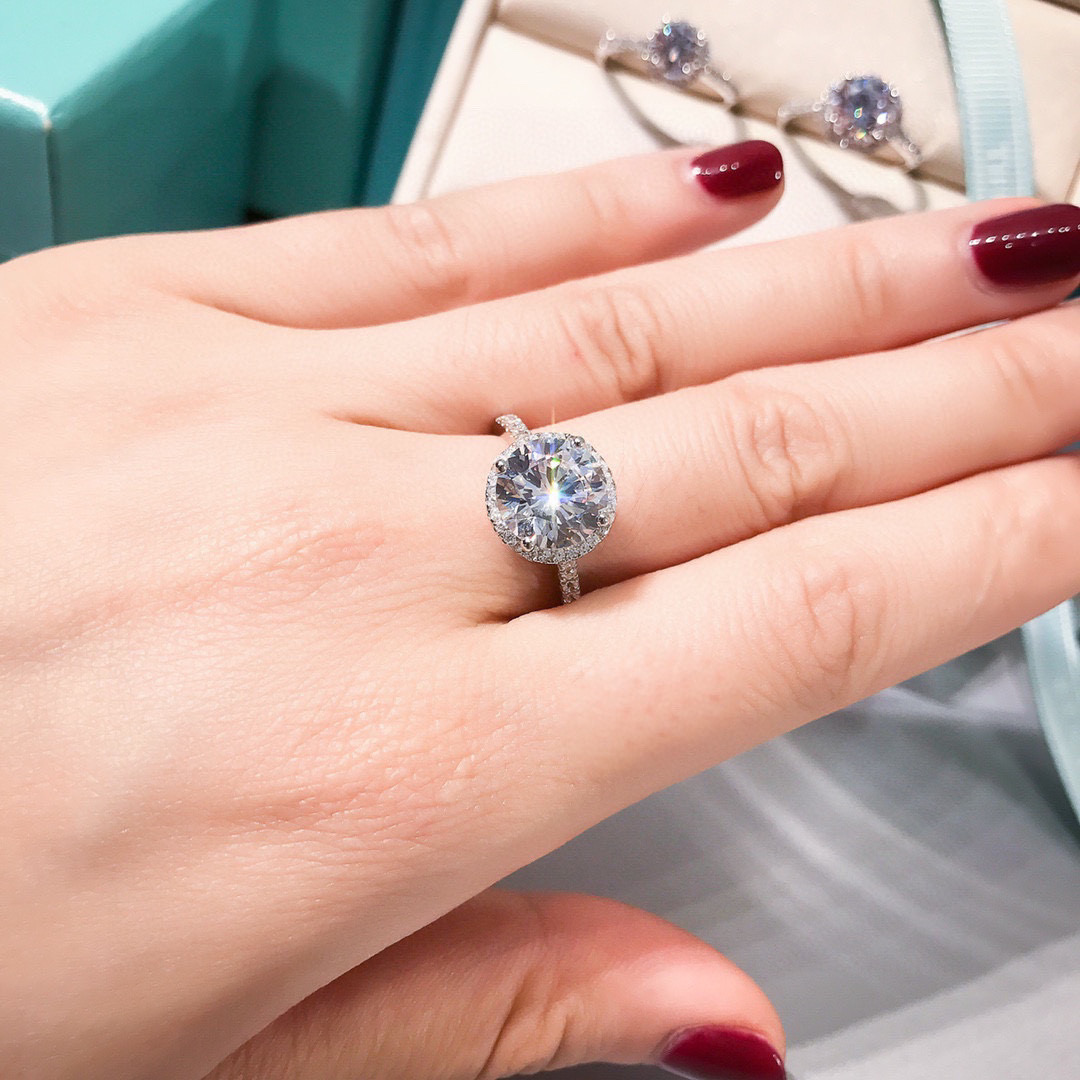 1956 High-Quality Bright Diamond Super-High Imitation Silver Gold Plated. - 图片 3