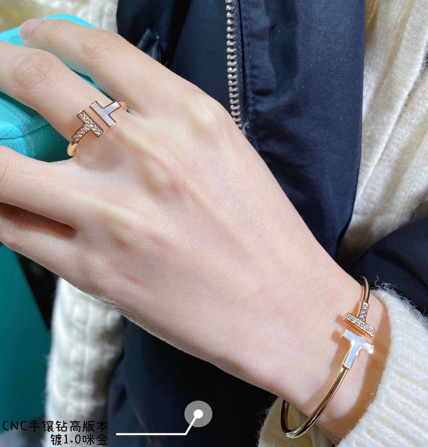 High-level Bees Bracelets: Tivni CNC Double-T-Hands Drilled, Bold Design, Zenium Material - 图片 5