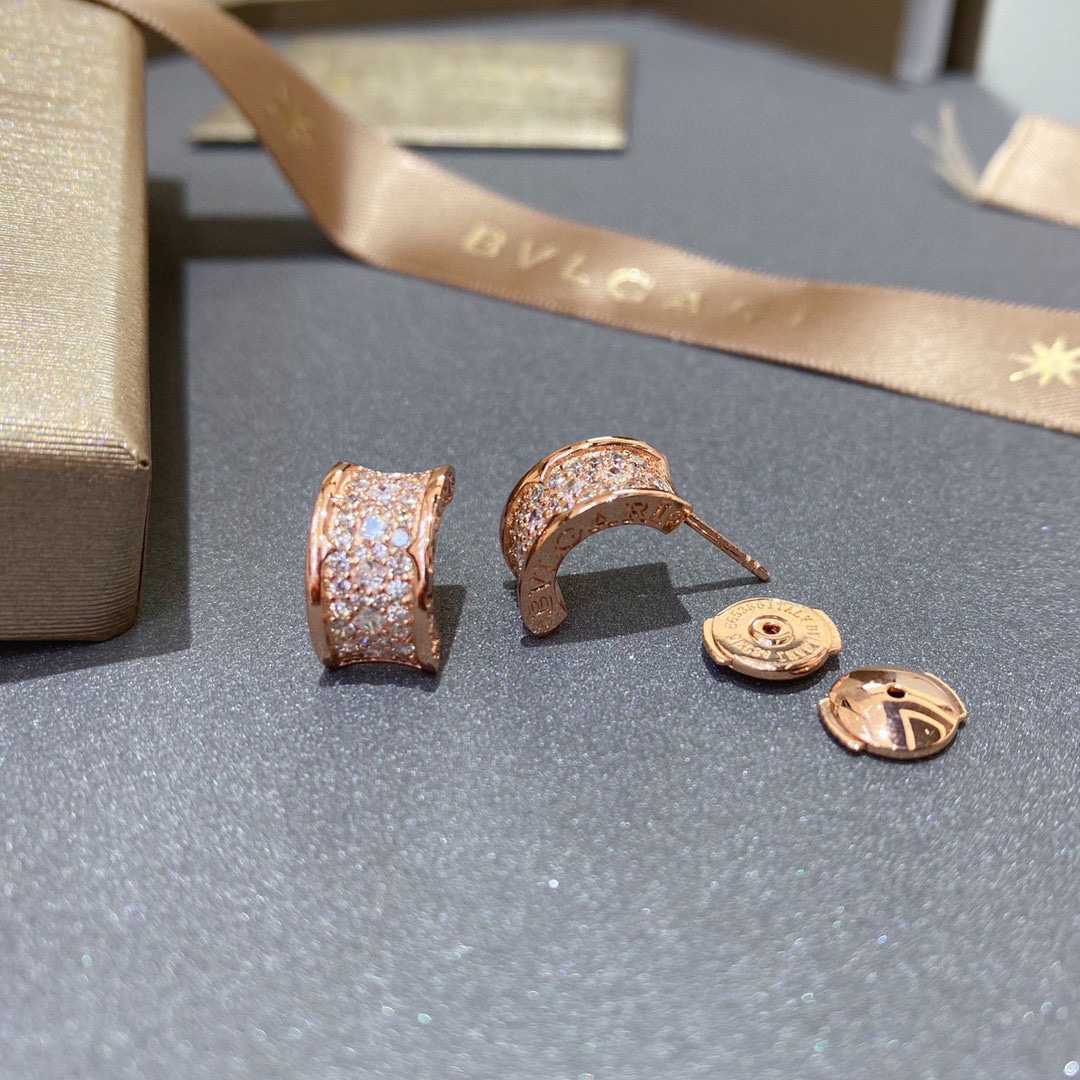 NO:379643,[Purchase level] Bvlgari B.ZERO1 series, small waist, full diamond earrings, selected imported from Germany, fine work, versatile daily necessities, rose gold, platinum, utensils, 15 jewelry, bottega veneta, bvlgari, bvlgari, bvlgari19860909【代购级别】Bvlgari 宝格丽 B.ZERO1系列 小蛮腰 满钻耳钉 精选德国进口电镀厚金 精工细作 百搭日常必备 玫瑰金 铂金  飞碟另+15,饰品精品,bottega veneta,bvlgari,bvlgari,Jewelry