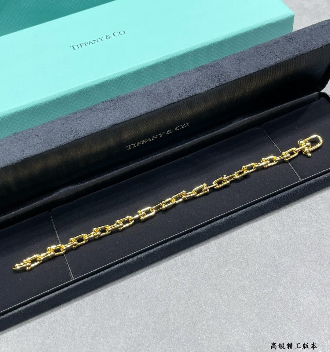 👑Tiffany 蒂芙尼 关节 手链  各大网红博主 TiffanyHardWear火爆开启 U型 关节
