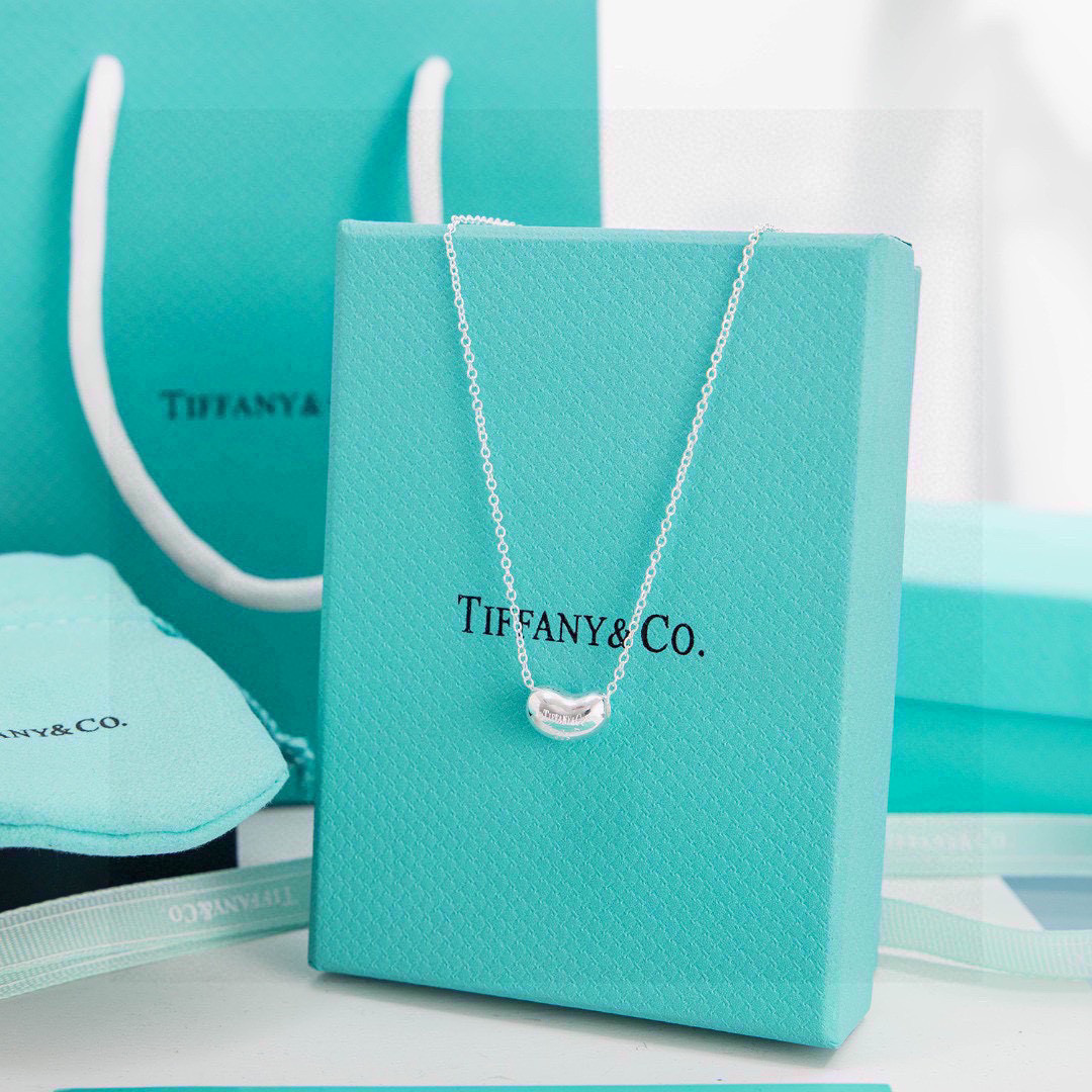 👑9⃣2⃣5⃣tiffany蒂芙尼豆豆项链 纯银材质，一直被客人问的相思豆来啦📣，正反面双带，正面和吊牌