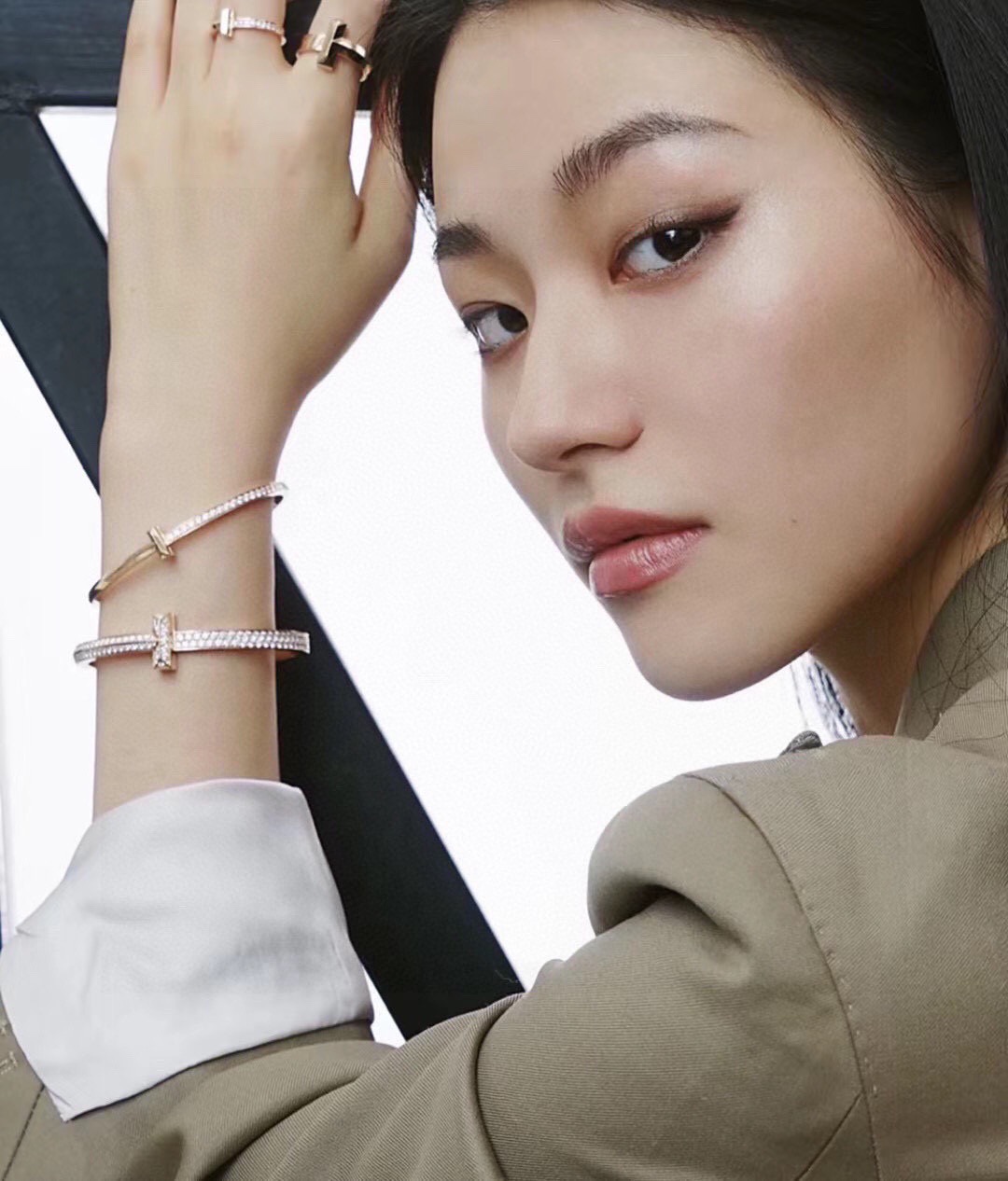 Tiffany & Co. Tiff 蒂芙尼 T1系列满钻 手镯 独家首发 高端定制 女神同款 设计彰显 优雅