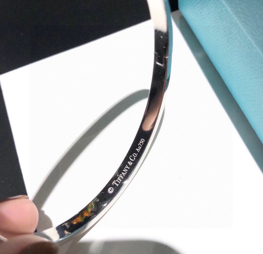 Tiffany & Co. Tiff 蒂芙尼 T1系列 宽版 半钻 手镯 独家首发 高端定制 女神同款 设计彰显 优雅