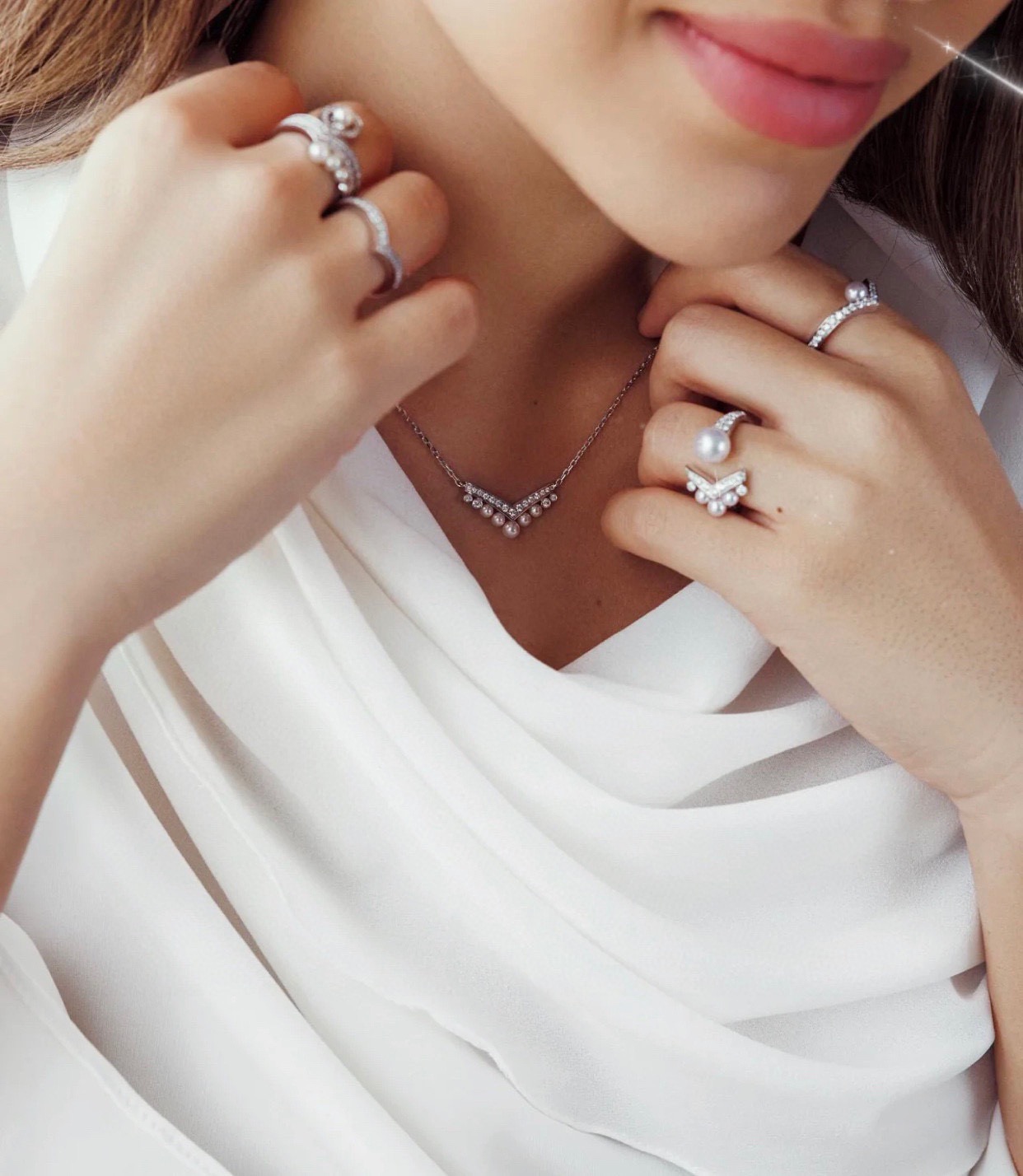 Chanel Haute Joaillerie Fine Jewelry Earrings Necklace Ring Ref 5