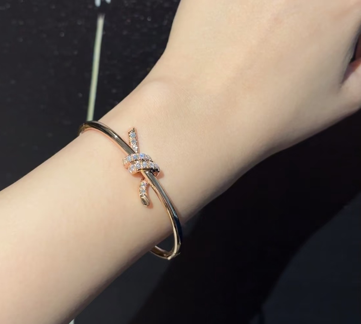 Hermès T家 新款 缘系列 半钻 打结