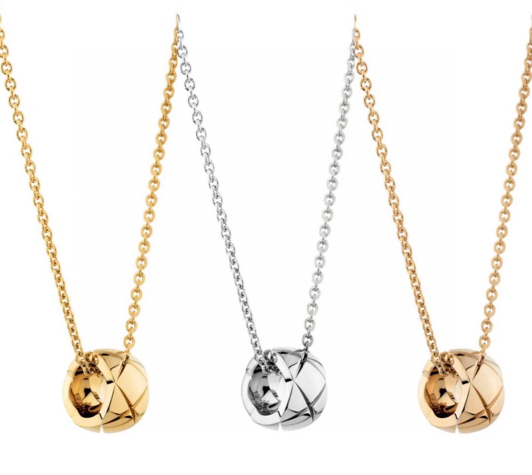 NO:864918,Chanel COCO CRUSH series necklace, diamond necklace pattern, small fragrant diamond classic pattern!  18k gold electroplating process. Counter version. The one-to-one quality is very exquisite!  Coco necklace with original logo color three colors, fine jewelry, chanel, necklace19860909香奈儿 COCO CRUSH系列项链,菱格纹项链图案,小香菱形格经典花纹！电镀18k金工艺 专柜版本 一比一质量非常精致！带原版logo coco项链 颜色 三色,饰品精品,chanel,necklace,Jewelry