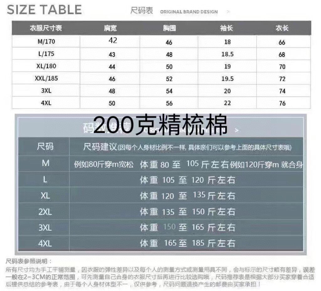 🛒购物价：60💰[原标包装吊牌采用纯棉200克.圆领印花]另外有240克260克需要详细咨询.巴黎25SS裂纹字母印花短袖# 
BALENCI*GA巴黎# 
面料采用纯棉面料
尺码如下
颜色： 灰色