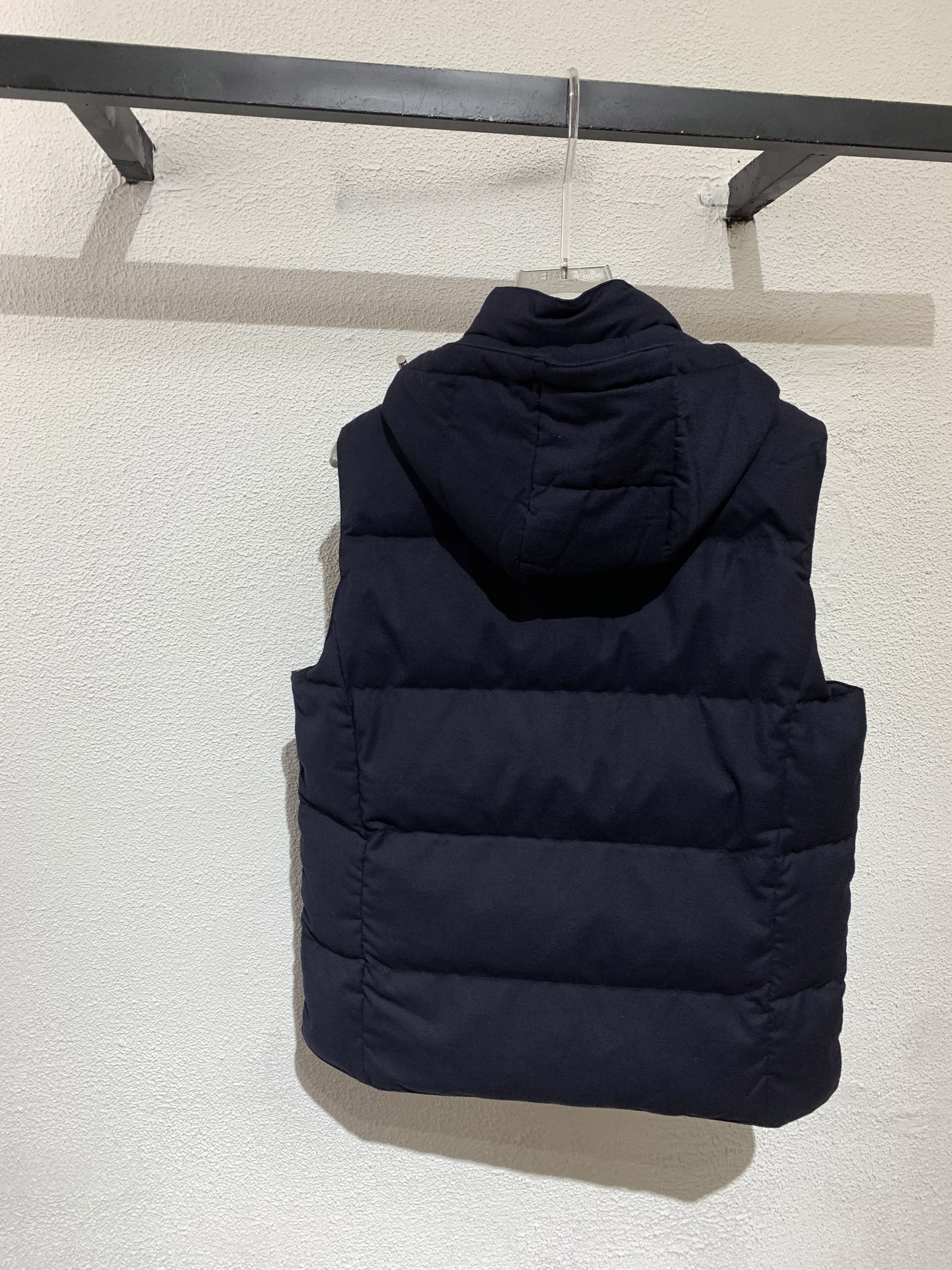 羽绒服 Zz洁尼亚🏠秋冬新款立领羽绒马甲（帽子可拆卸）开模定制五金辅料，羊毛混纺面料，内里填充白鸭绒，简