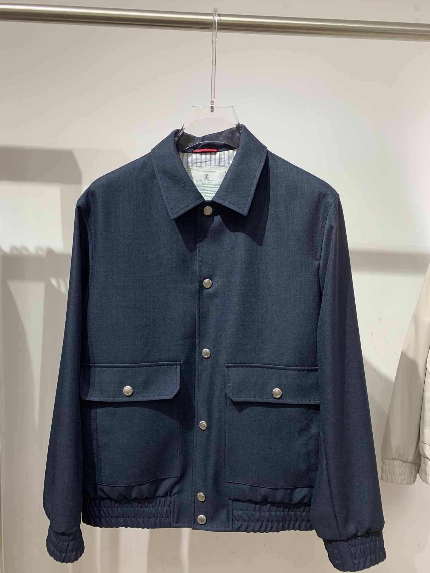 BC #2026春款 男士商务翻领夹克外套，任何场合都可驾驭，开模定制五金配件 三标齐 羊毛 尼龙 聚酯