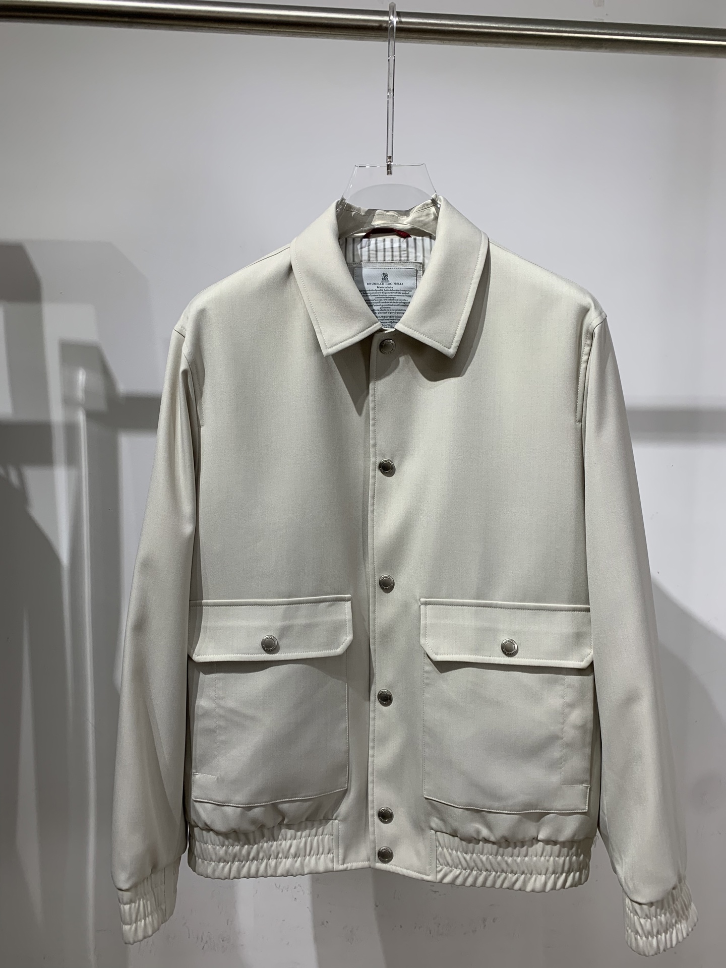 BC #2026春款 男士商务翻领夹克外套，任何场合都可驾驭，开模定制五金配件 三标齐 羊毛 尼龙 聚酯