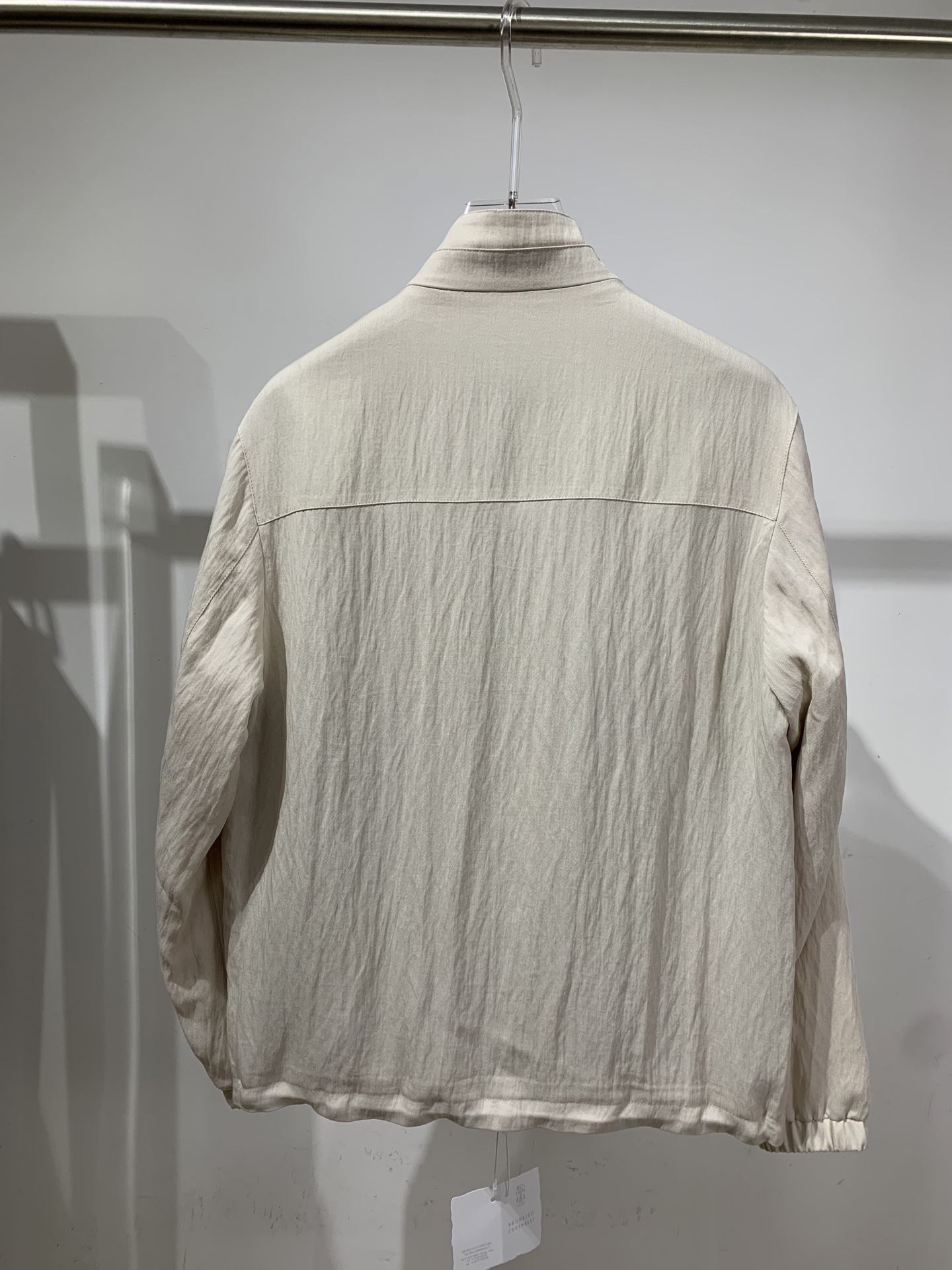 BC🏠#2026春款 老钱风男士立领外套 采用优质 莱赛尔纤维 尼龙 再生纤维混纺面料，手感舒适 胸前刺