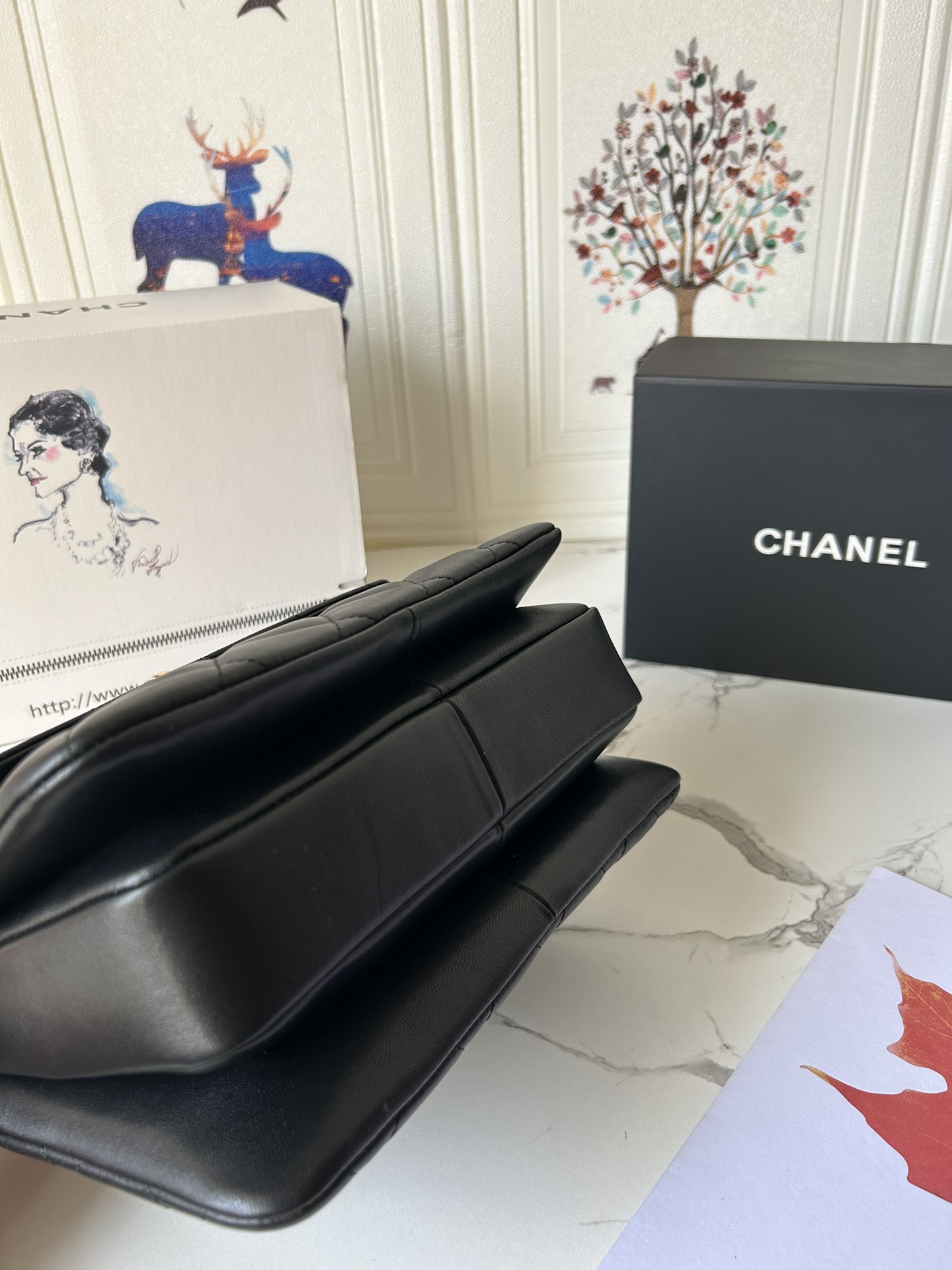 Chanel Luxury Designer Handbag crafted in premium calfskin leather 6