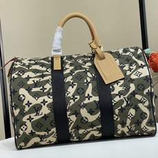 【Keepall Bandoulière 35 cc手袋】m95773 迷彩/村上隆 中古限量版speedy枕头包旅行袋 【Keepall Bandoulière 35 cc手袋】m95773 迷彩/村上隆 中古限量版speedy枕头包旅行袋