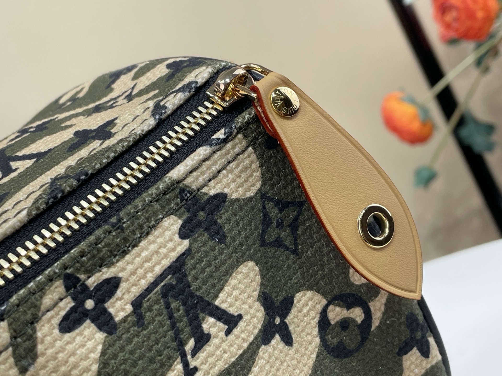 【Keepall Bandoulière 35 cc手袋】m95773 迷彩/村上隆 中古限量版speedy枕头包旅行袋 【Keepall Bandoulière 35 cc手袋】m95773 迷彩/村上隆 中古限量版speedy枕头包旅行袋