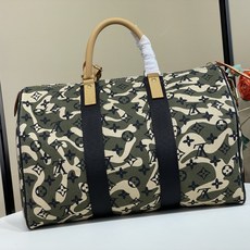 【Keepall Bandoulière 35 cc手袋】m95773 迷彩/村上隆 中古限量版speedy枕头包旅行袋 【Keepall Bandoulière 35 cc手袋】m95773 迷彩/村上隆 中古限量版speedy枕头包旅行袋