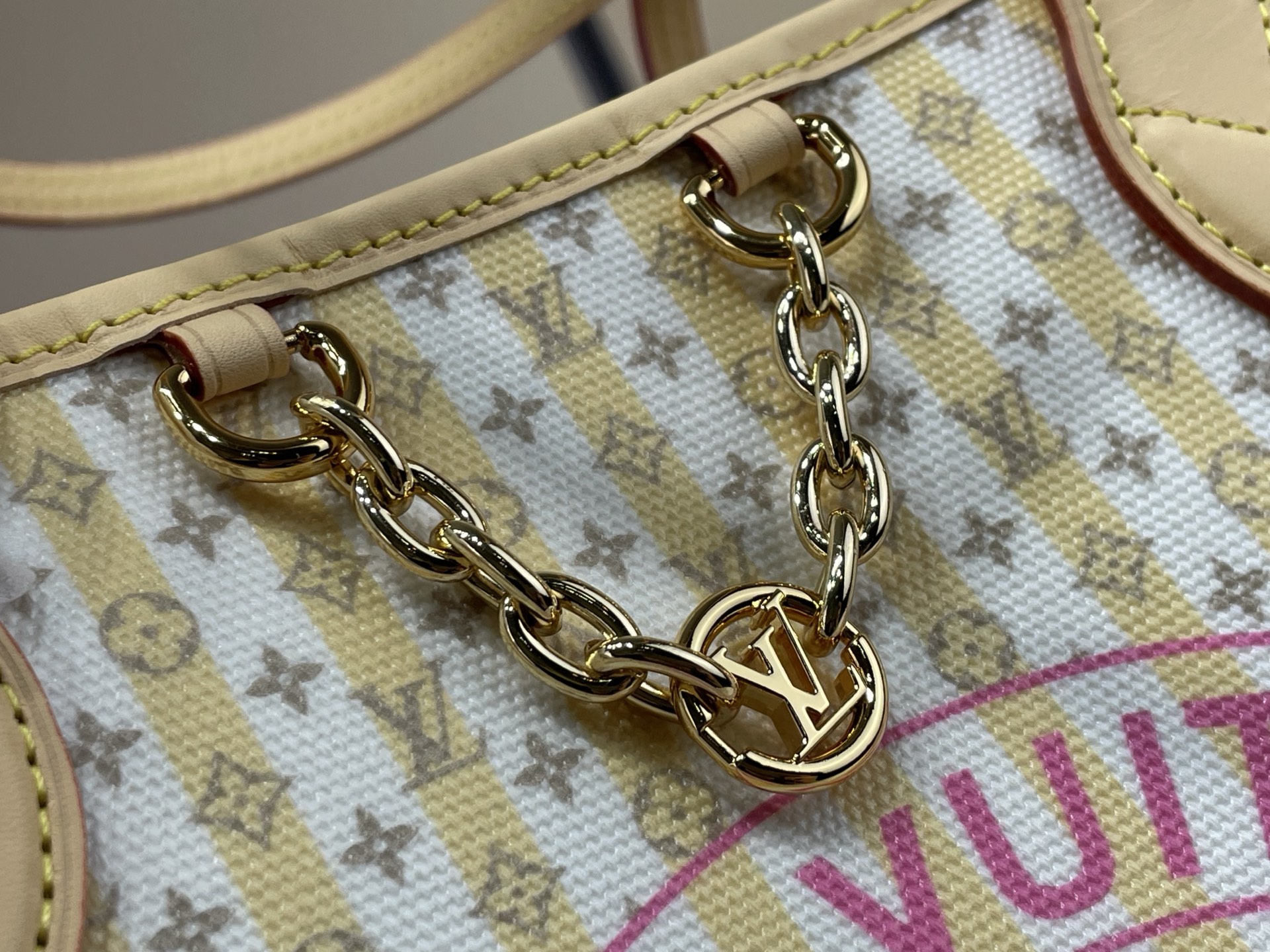 【顶级原单】【Neverfull MM 手袋】m28457黄色 m29483 杏色 #条纹(2026夏天) 为了纪念众 【顶级原单】【Neverfull MM 手袋】m28457黄色 m29483 杏色 #条纹(2026夏天) 为了纪念众