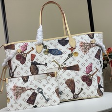 【顶级原单】【Neverfull 大号手袋】M29449 白花/徽章丝印 Getaway 胶囊系列焕新呈现 Neverf 【顶级原单】【Neverfull 大号手袋】M29449 白花/徽章丝印 Getaway 胶囊系列焕新呈现 Neverf