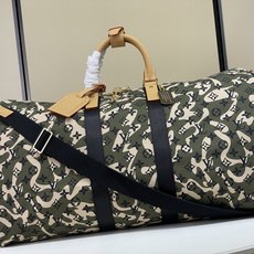 【顶级原单】【KEEPALL 55 旅行袋(配肩带)】M95774 帆布/迷彩 品牌经典袋款Keepall,在Damie 【顶级原单】【KEEPALL 55 旅行袋(配肩带)】M95774 帆布/迷彩 品牌经典袋款Keepall,在Damie