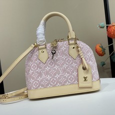 【顶级原单】【ALMA BB 手袋 】M2A378 粉色/提花 Alma BB 手袋邂逅刺绣灵感,为精致提花帆布铺陈 M 【顶级原单】【ALMA BB 手袋 】M2A378 粉色/提花 Alma BB 手袋邂逅刺绣灵感,为精致提花帆布铺陈 M