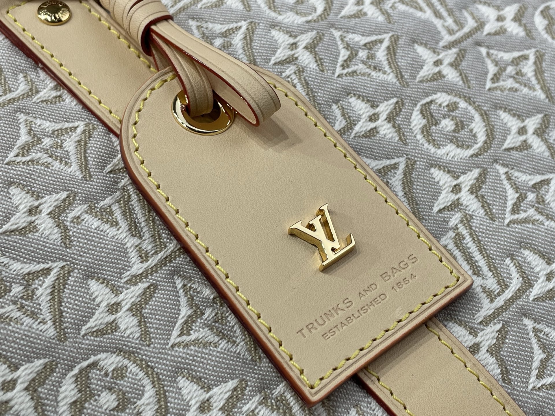 【顶级原单】【KEEPALL BANDOULIÈRE 45 旅行袋】M29670 白色/提花 本款 Keepall Ba