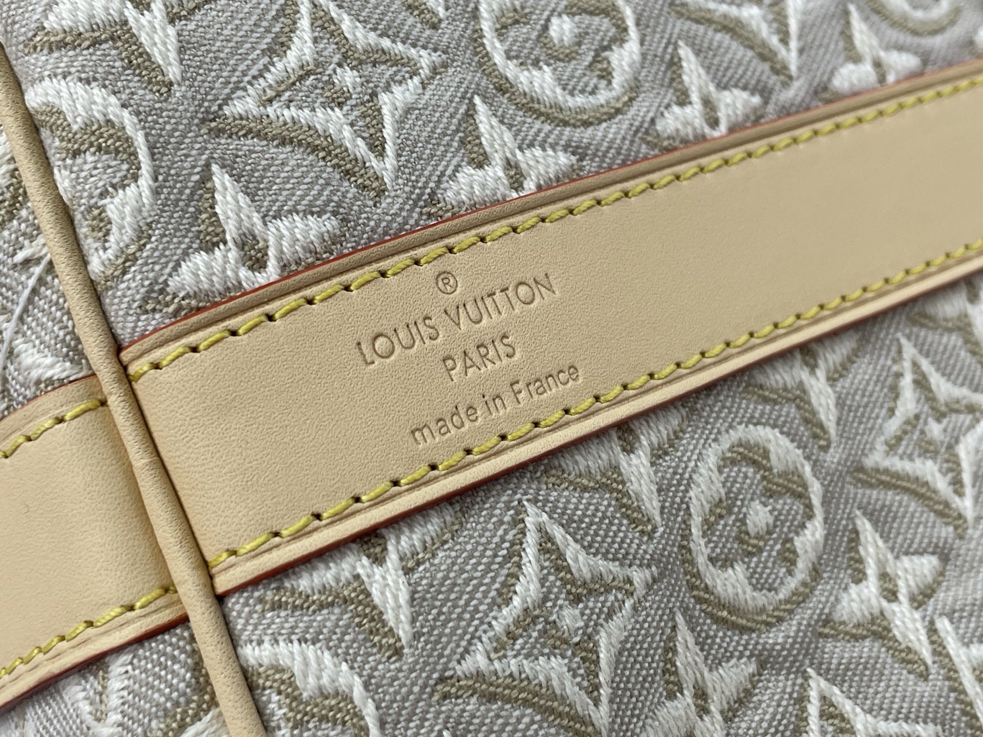 【顶级原单】【KEEPALL BANDOULIÈRE 45 旅行袋】M29670 白色/提花 本款 Keepall Ba