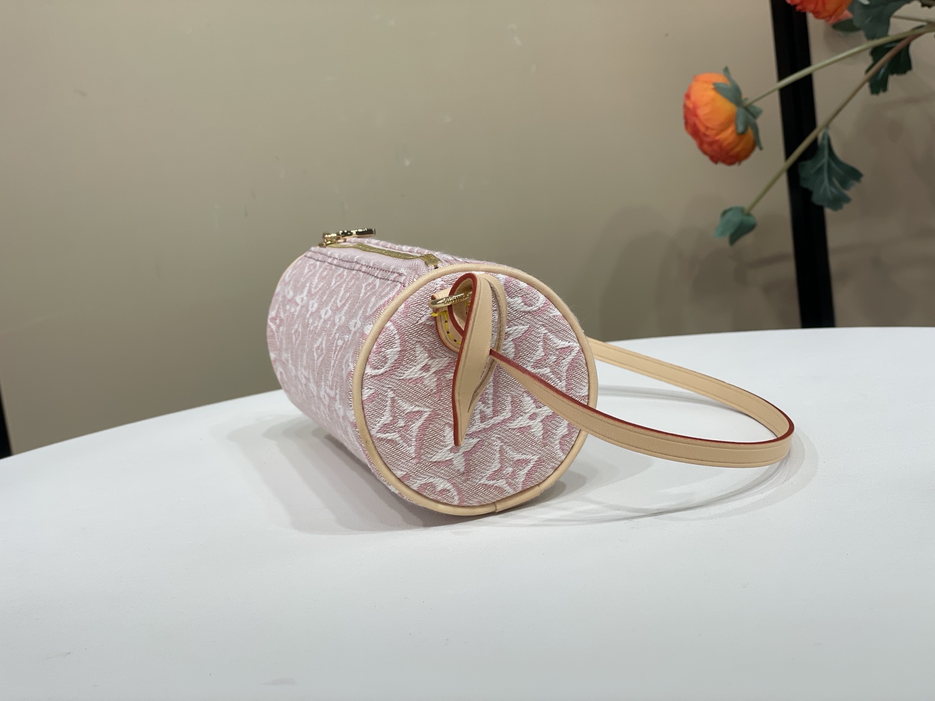 【顶级原单】【POCHETTE PAPILLON 手袋】M29881 粉色/提花(钢五金) 本款 Pochette Pa 【顶级原单】【POCHETTE PAPILLON 手袋】M29881 粉色/提花(钢五金) 本款 Pochette Pa