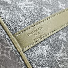 【顶级原单】【KEEPALL BANDOULIÈRE 35 手袋】M28639 黑花/绿色本款 Keepall Band 【顶级原单】【KEEPALL BANDOULIÈRE 35 手袋】M28639 黑花/绿色本款 Keepall Band