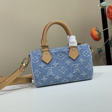 【顶级原单】【NANO SPEEDY 手袋】M11212 浅蓝色(丹宁牛仔)本款 Nano Speedy 手袋为棉质丹宁 【顶级原单】【NANO SPEEDY 手袋】M11212 浅蓝色(丹宁牛仔)本款 Nano Speedy 手袋为棉质丹宁
