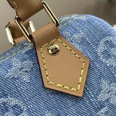 【顶级原单】【NANO SPEEDY 手袋】M11212 浅蓝色(丹宁牛仔)本款 Nano Speedy 手袋为棉质丹宁 【顶级原单】【NANO SPEEDY 手袋】M11212 浅蓝色(丹宁牛仔)本款 Nano Speedy 手袋为棉质丹宁