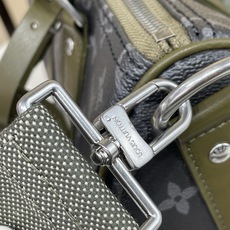 【顶级原单】【KEEPALL BANDOULIÈRE 25 手袋】M28638 黑花/绿色 本款 Keepall Ban 【顶级原单】【KEEPALL BANDOULIÈRE 25 手袋】M28638 黑花/绿色 本款 Keepall Ban
