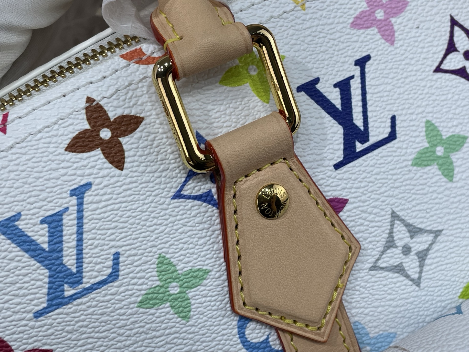 【顶级原单】【LV x TM ALMA TRAVEL 手袋 】M27901 白彩村上隆 Alma Travel 手袋延续