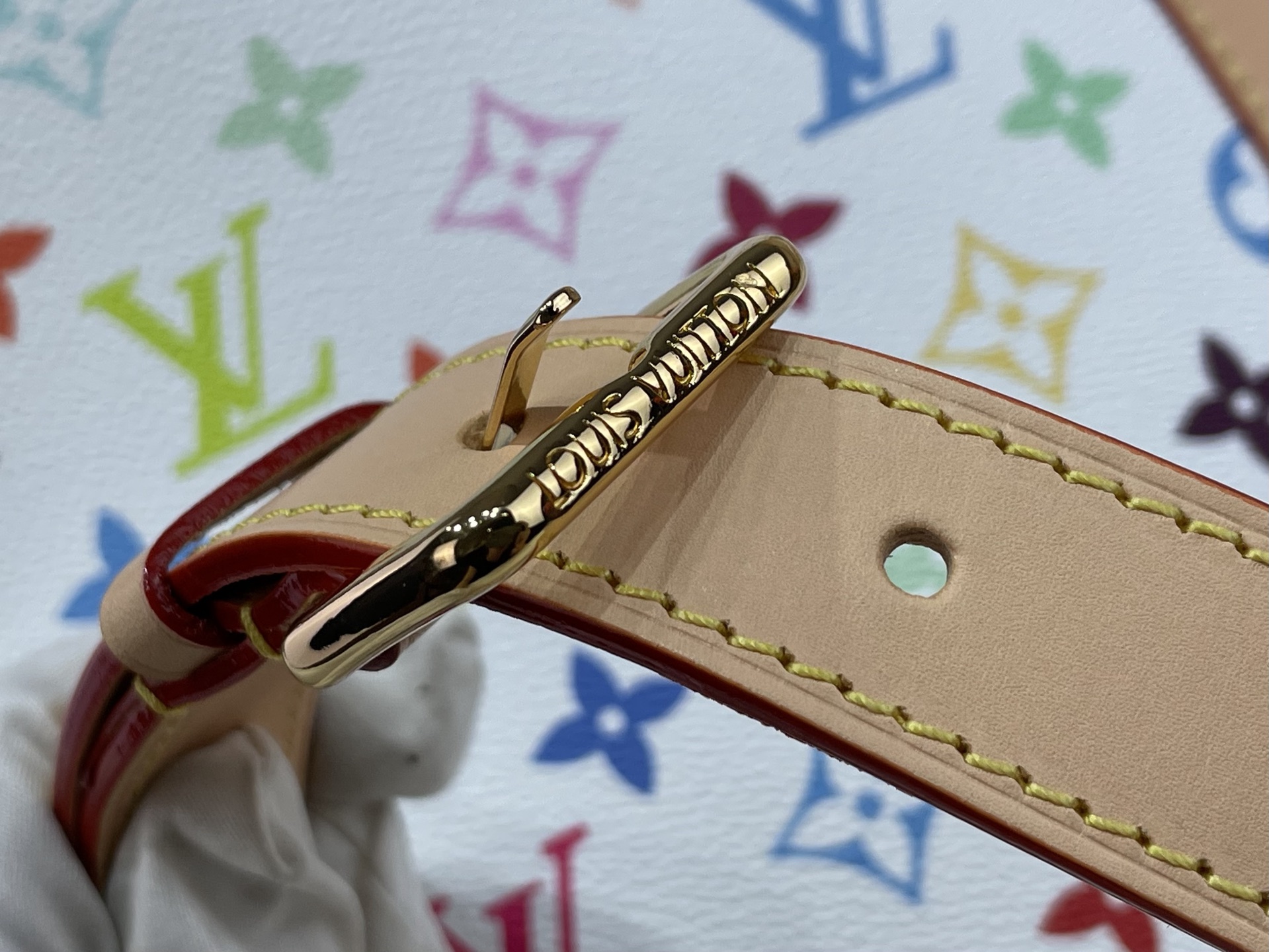 【顶级原单】【LV x TM ALMA TRAVEL 手袋 】M27901 白彩村上隆 Alma Travel 手袋延续