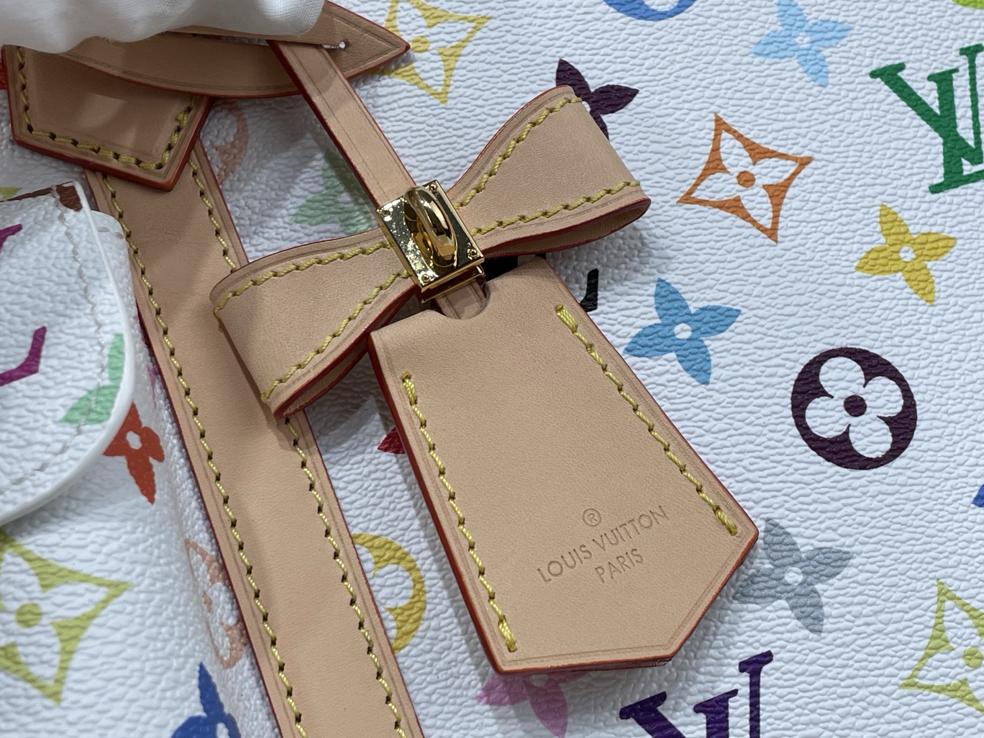【顶级原单】【LV x TM ALMA TRAVEL 手袋 】M27901 白彩村上隆 Alma Travel 手袋延续