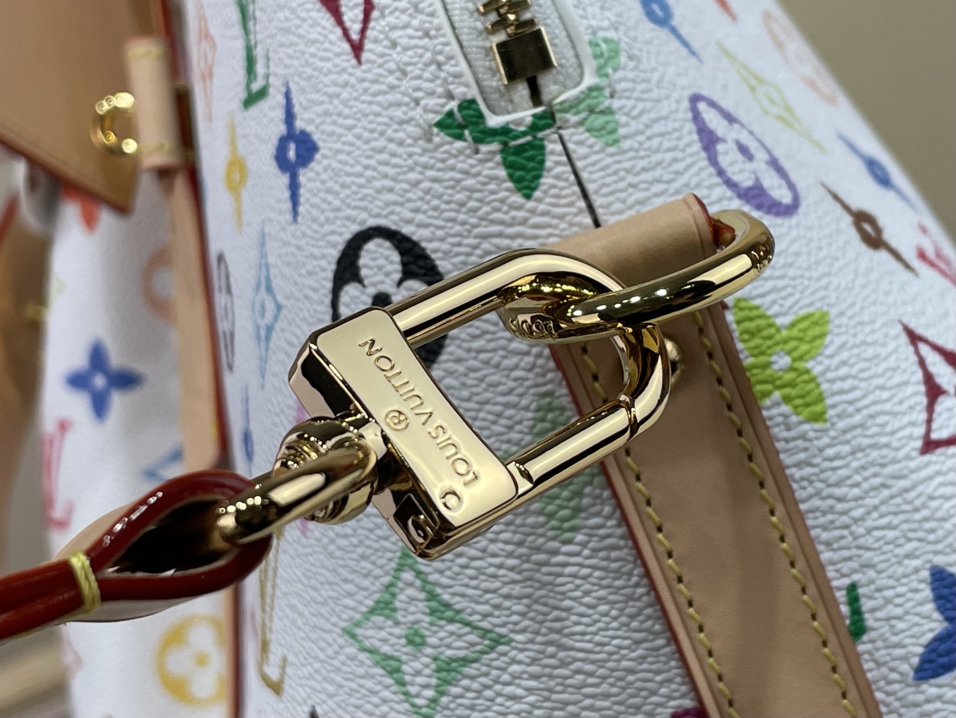 【顶级原单】【LV x TM ALMA TRAVEL 手袋 】M27901 白彩村上隆 Alma Travel 手袋延续