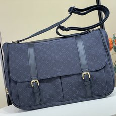 【顶级原单】【SAUMUR 双子星大号中古手袋 】M42352 蓝色 M42351 绿色 M42350 蓝白色(牛仔)采 【顶级原单】【SAUMUR 双子星大号中古手袋 】M42352 蓝色 M42351 绿色 M42350 蓝白色(牛仔)采