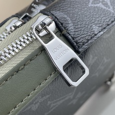 【顶级原单】【Avenue Slingbag PM 单肩 手袋】M28735 黑花/绿色 大道斜挎包以Monogram 【顶级原单】【Avenue Slingbag PM 单肩 手袋】M28735 黑花/绿色 大道斜挎包以Monogram