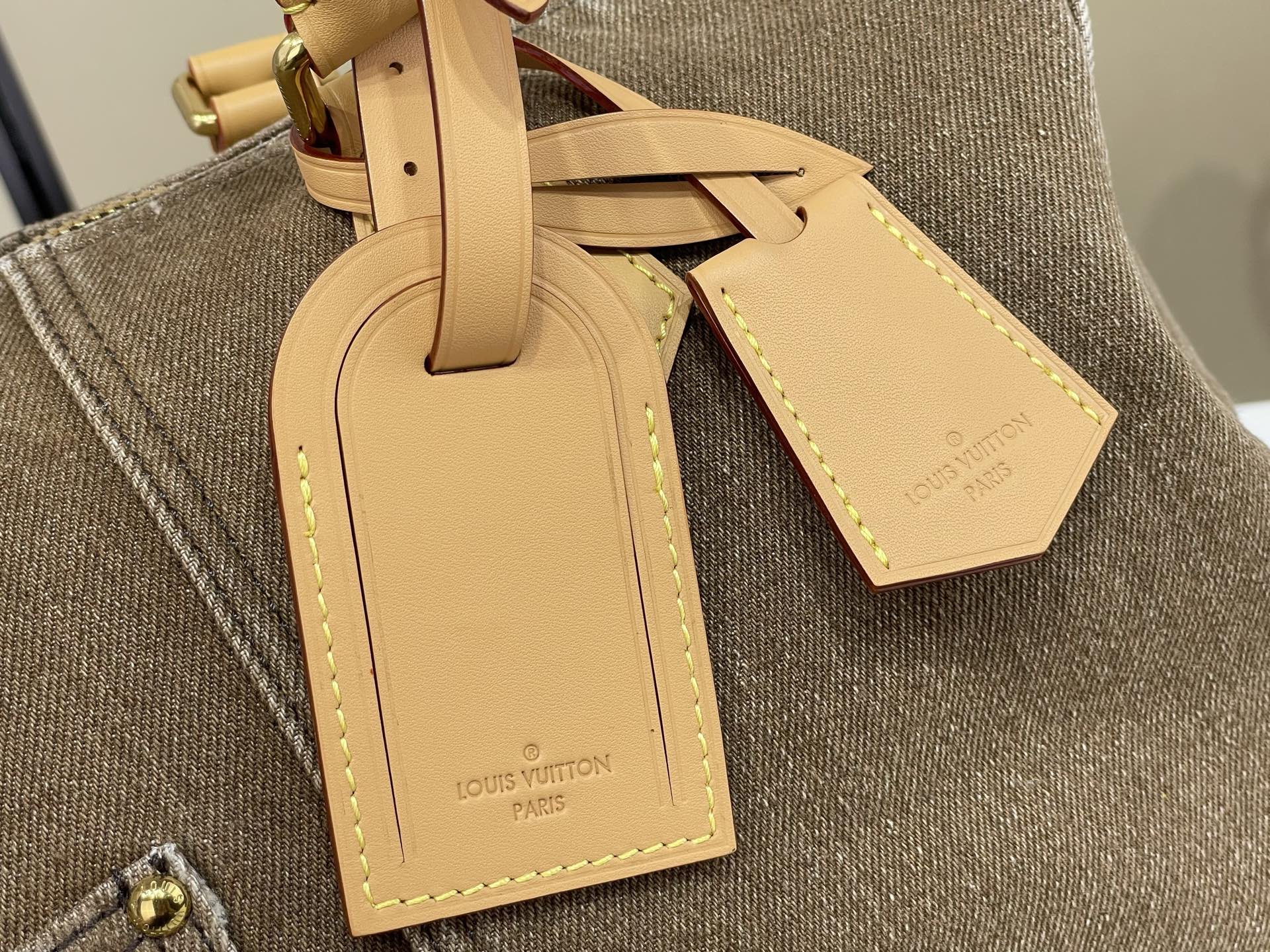【顶级原单】【Speedy Bandoulière 30 手袋】M29170棕色（水洗牛仔布）以丹宁布的淳朴质感诠释路易