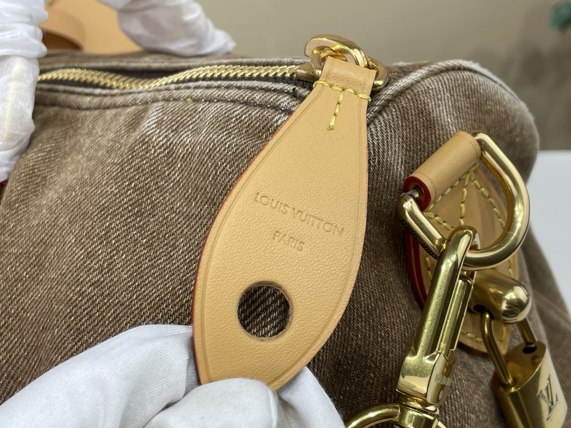 【顶级原单】【Speedy Bandoulière 30 手袋】M29170棕色（水洗牛仔布）以丹宁布的淳朴质感诠释路易