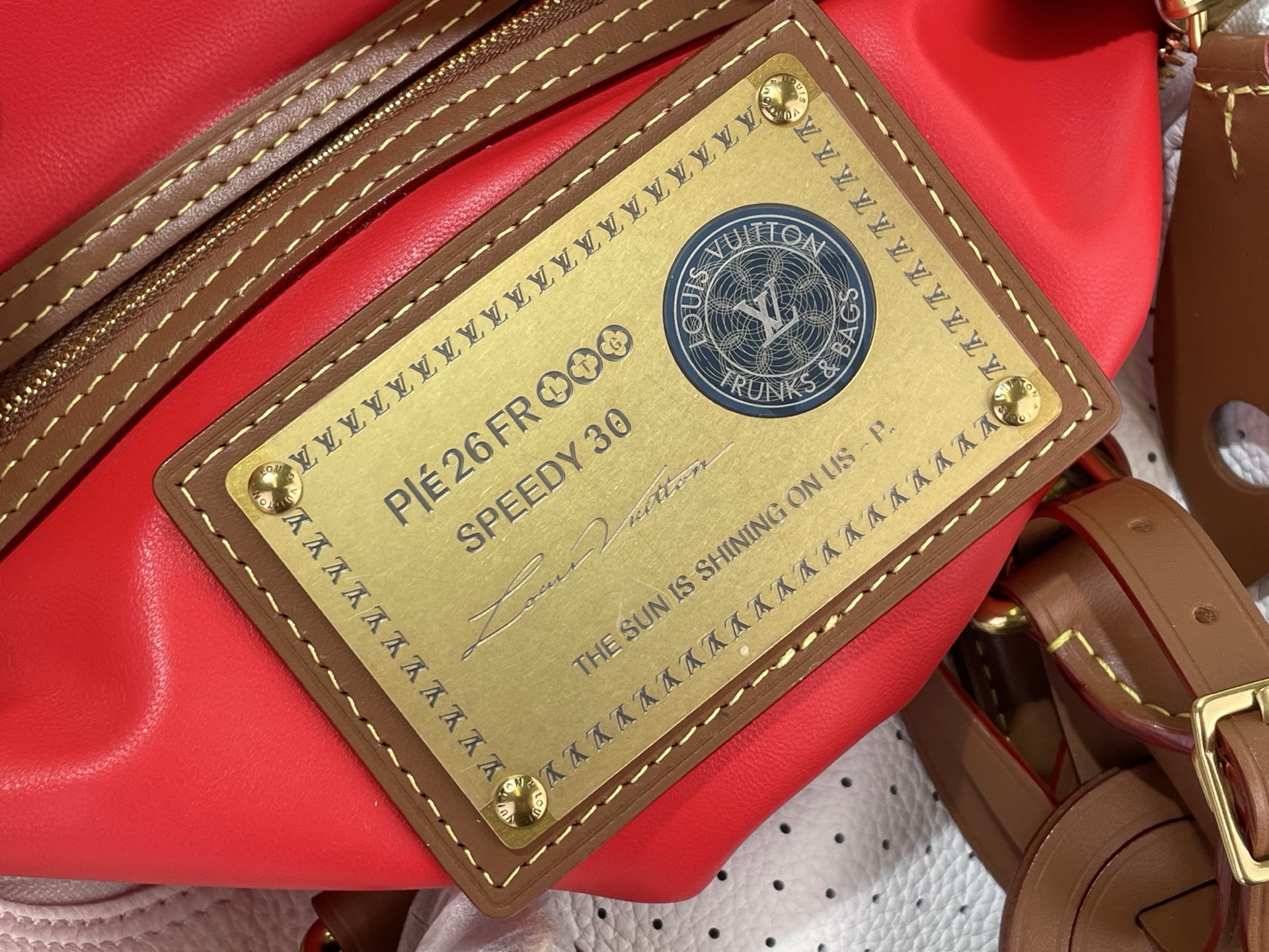 【顶级原单】【SPEEDY  BANDOULIÈRE 30 手袋】 m29330 白色（镂空）本款Speedy  Ban