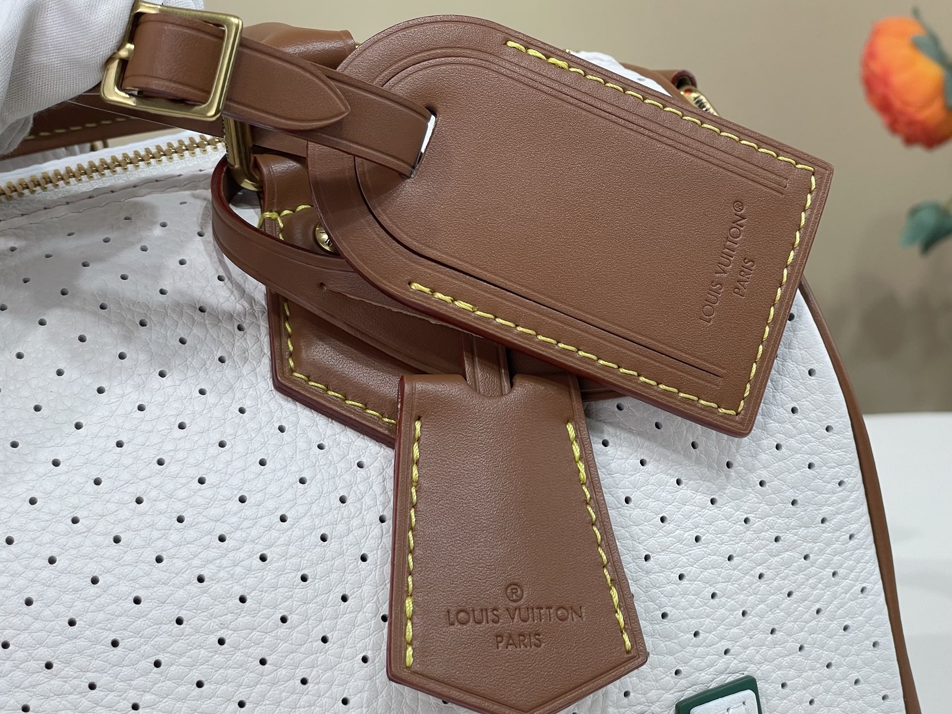 【顶级原单】【SPEEDY  BANDOULIÈRE 25 手袋】 m29330 白色（镂空）本款Speedy  Ban