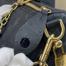【顶级原单】【SPEEDY BANDOULIÈRE30 手袋 】M24426黑色(鸵鸟纹) 本款 Speedy Ba 【顶级原单】【SPEEDY BANDOULIÈRE30 手袋 】M24426黑色(鸵鸟纹) 本款 Speedy Ba