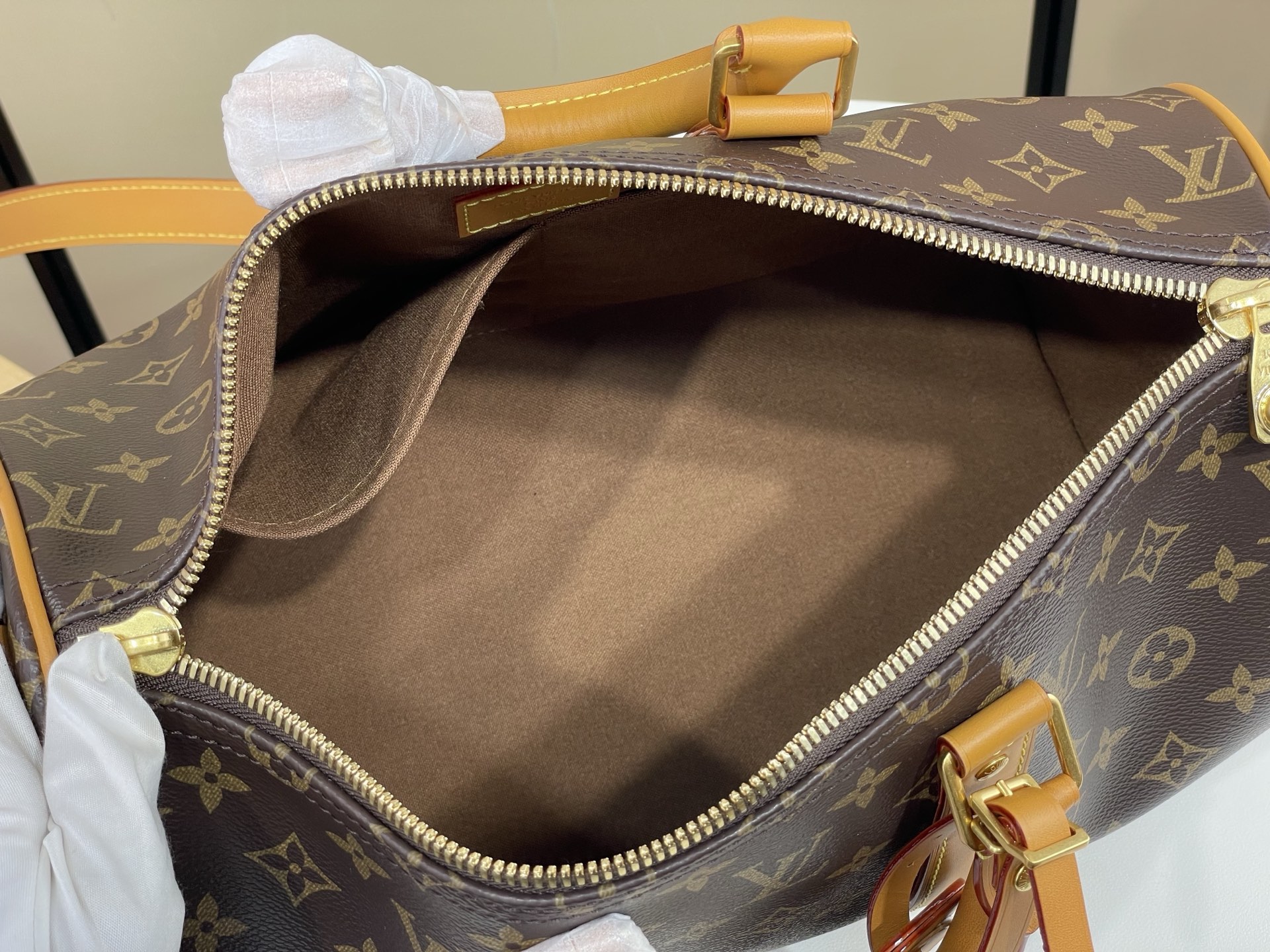 【顶级原单】【KEEPALL BANDOULIÈRE 35 手袋】M2A210老花( 复古 PVC) 本款 Keepal 【顶级原单】【KEEPALL BANDOULIÈRE 35 手袋】M2A210老花( 复古 PVC) 本款 Keepal