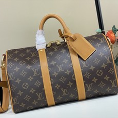 【顶级原单】【KEEPALL BANDOULIÈRE 35 手袋】M2A210老花( 复古 PVC) 本款 Keepal 【顶级原单】【KEEPALL BANDOULIÈRE 35 手袋】M2A210老花( 复古 PVC) 本款 Keepal