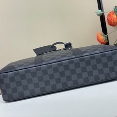【顶级原单】【VOYAGE 公文包-双拉链 】N40485 黑格 Voyage 大号公文包在经典 Attaché 公文 【顶级原单】【VOYAGE 公文包-双拉链 】N40485 黑格 Voyage 大号公文包在经典 Attaché 公文