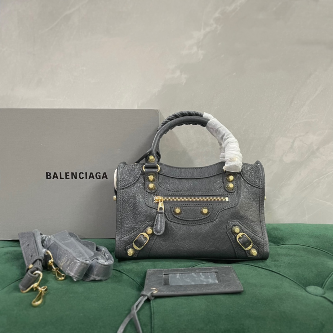 Balenciaga Taschen Umhängetaschen  & Schultertaschen Großhandel 2024 Replik
 Grau Rose Roségold Schaffell Mini