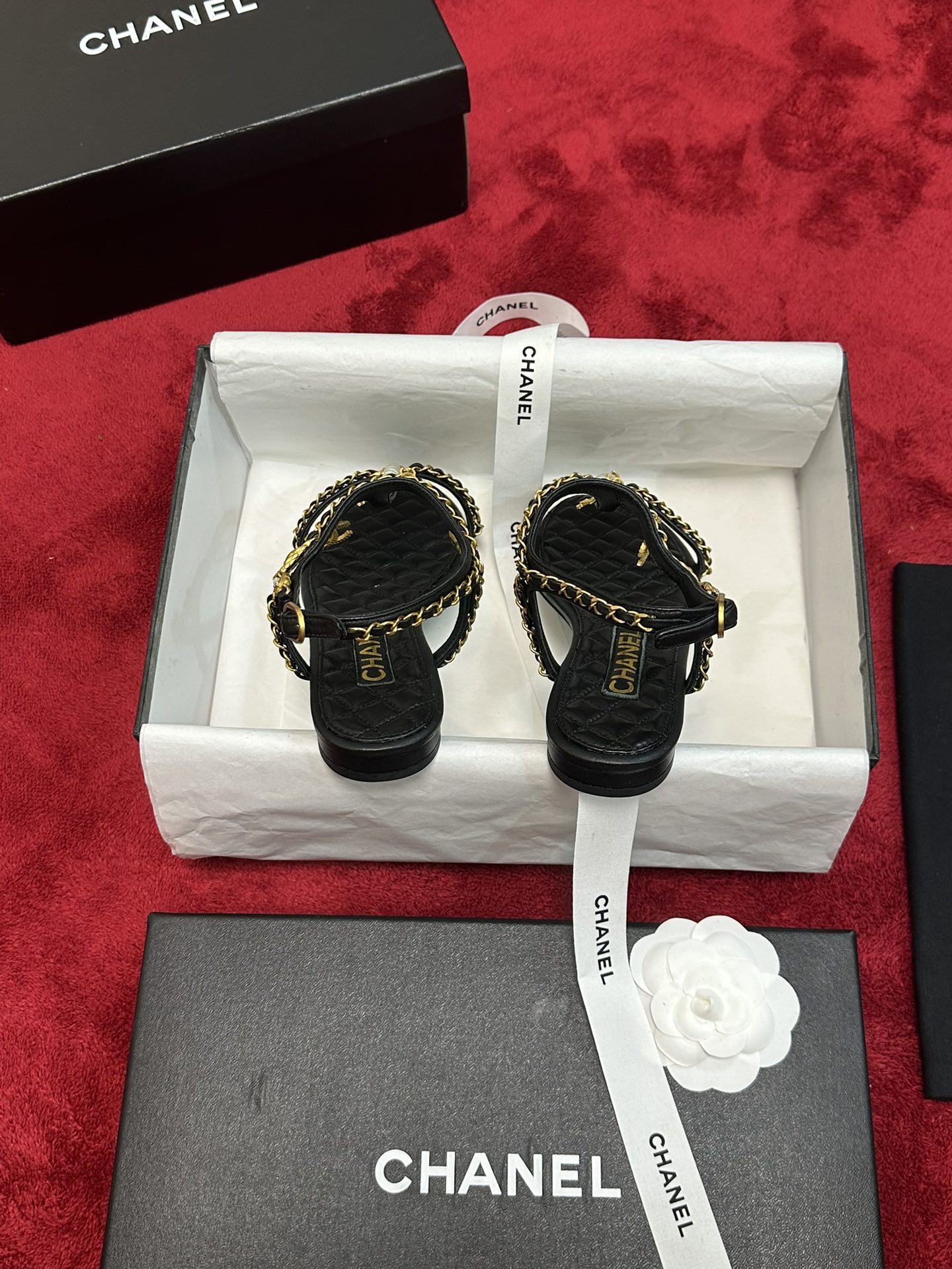 Chrome Hearts 𝐂𝐡*𝐧𝐞𝐥 24P早秋最 爆凉拖鞋