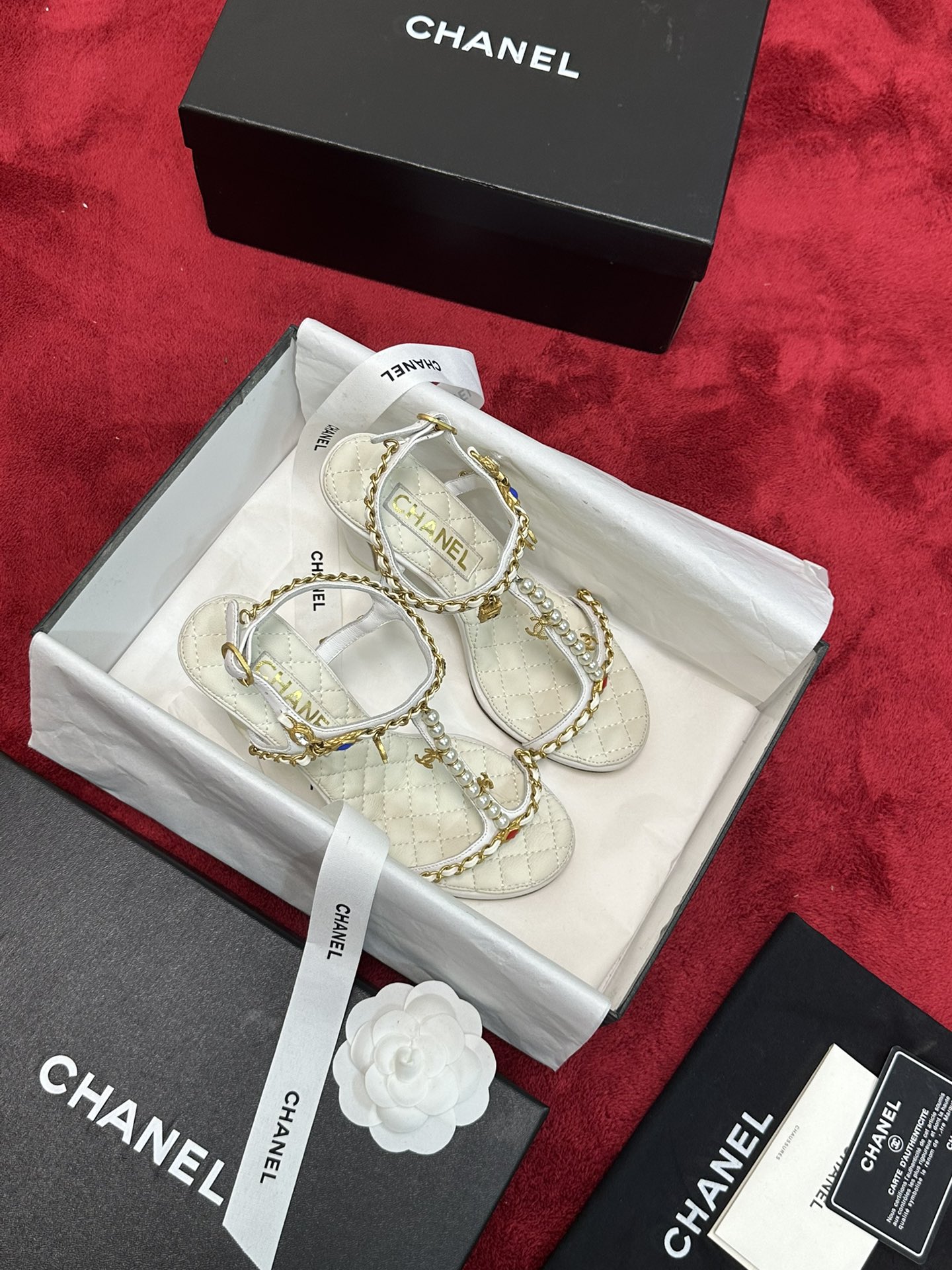 Chrome Hearts 𝐂𝐡*𝐧𝐞𝐥 24P早秋最 爆凉拖鞋